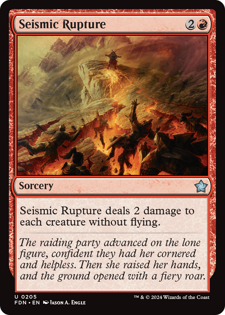Seismic Rupture (205) - Foundations