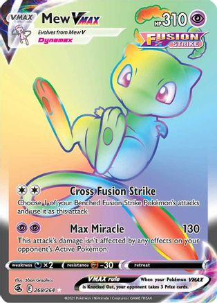 Mew VMAX (Secret) (268) Holofoil - Fusion Strike