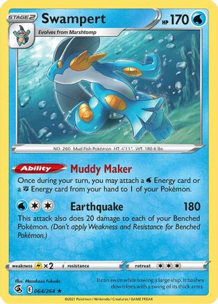 Swampert (64) Reverse Holofoil - Fusion Strike