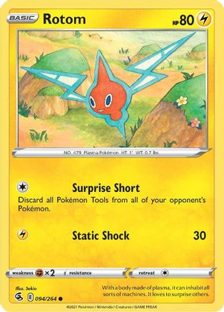 Rotom (94) Reverse Holofoil - Fusion Strike