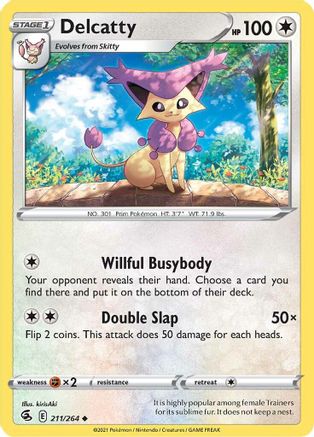 Delcatty (211) Reverse Holofoil - Fusion Strike