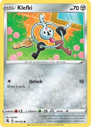 Klefki (186) Reverse Holofoil - Fusion Strike