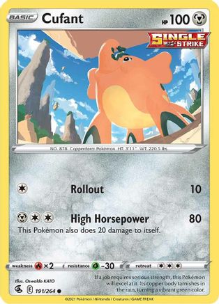 Cufant (191) Reverse Holofoil - Fusion Strike