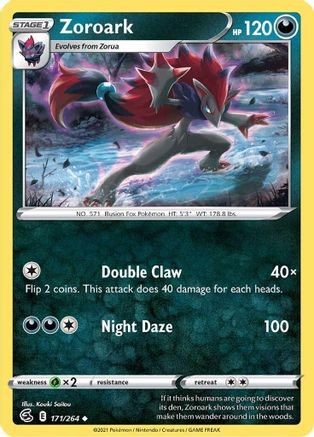 Zoroark (171) Reverse Holofoil - Fusion Strike