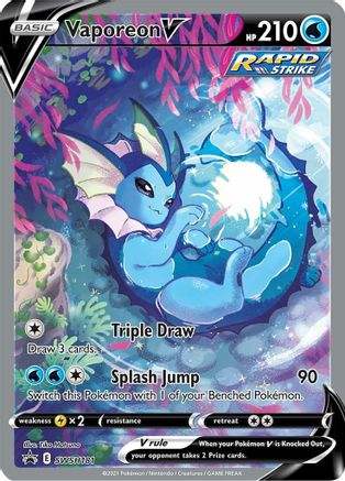 Vaporeon V - SWSH181 (SWSH181) Holofoil - SWSH Sword & Shield Promo Cards