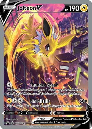 Jolteon V - SWSH183 (SWSH183) Holofoil - SWSH Sword & Shield Promo Cards