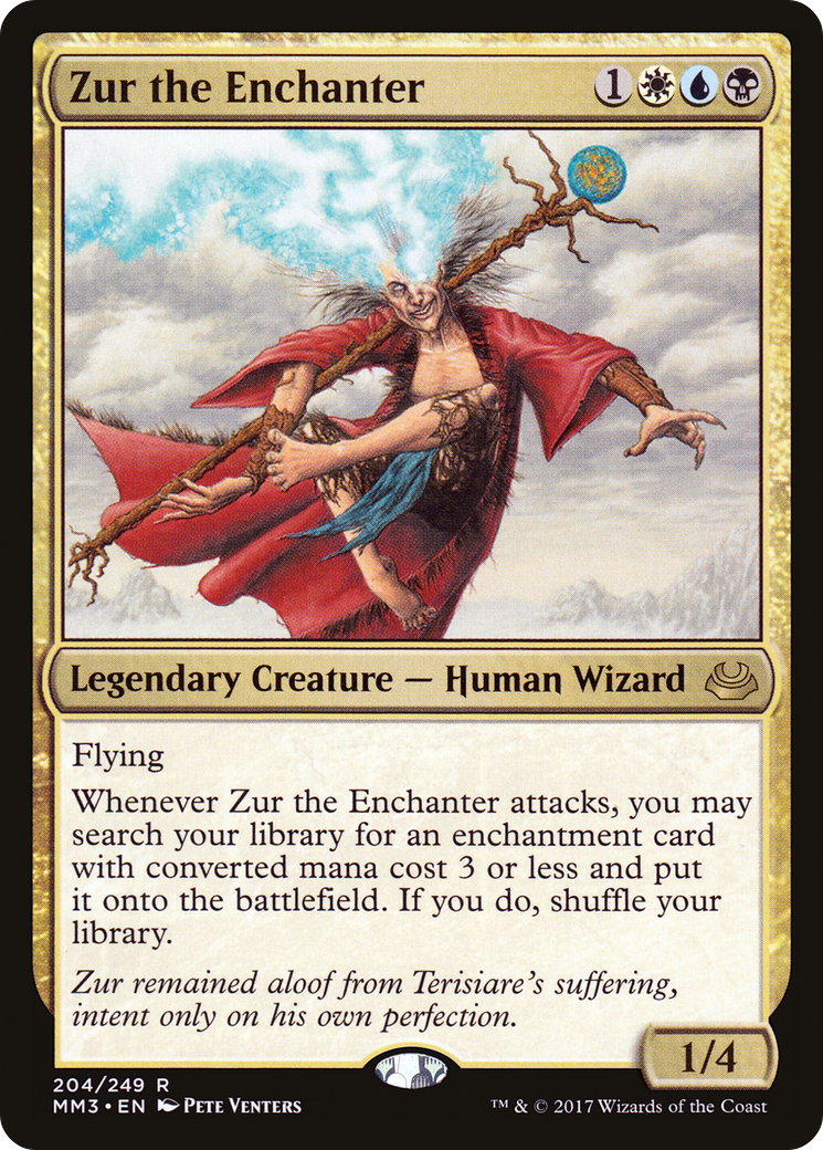 Zur the Enchanter (204) Foil - Modern Masters 2017