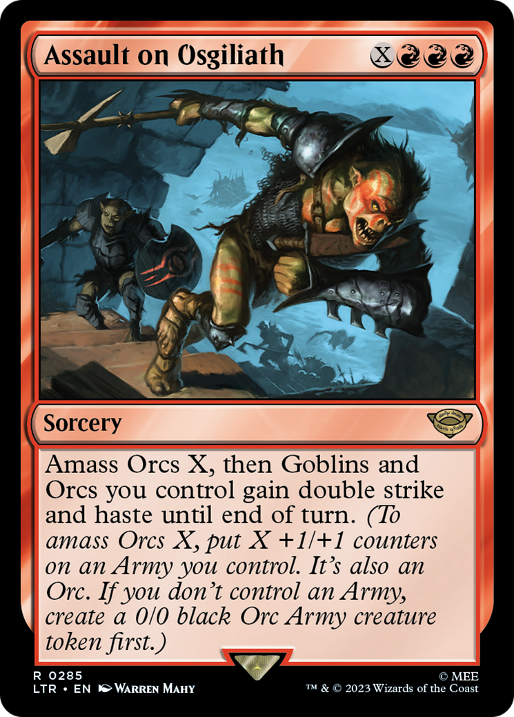 Assault on Osgiliath (285) Foil - The Lord of the Rings: Tales of Middle-earth