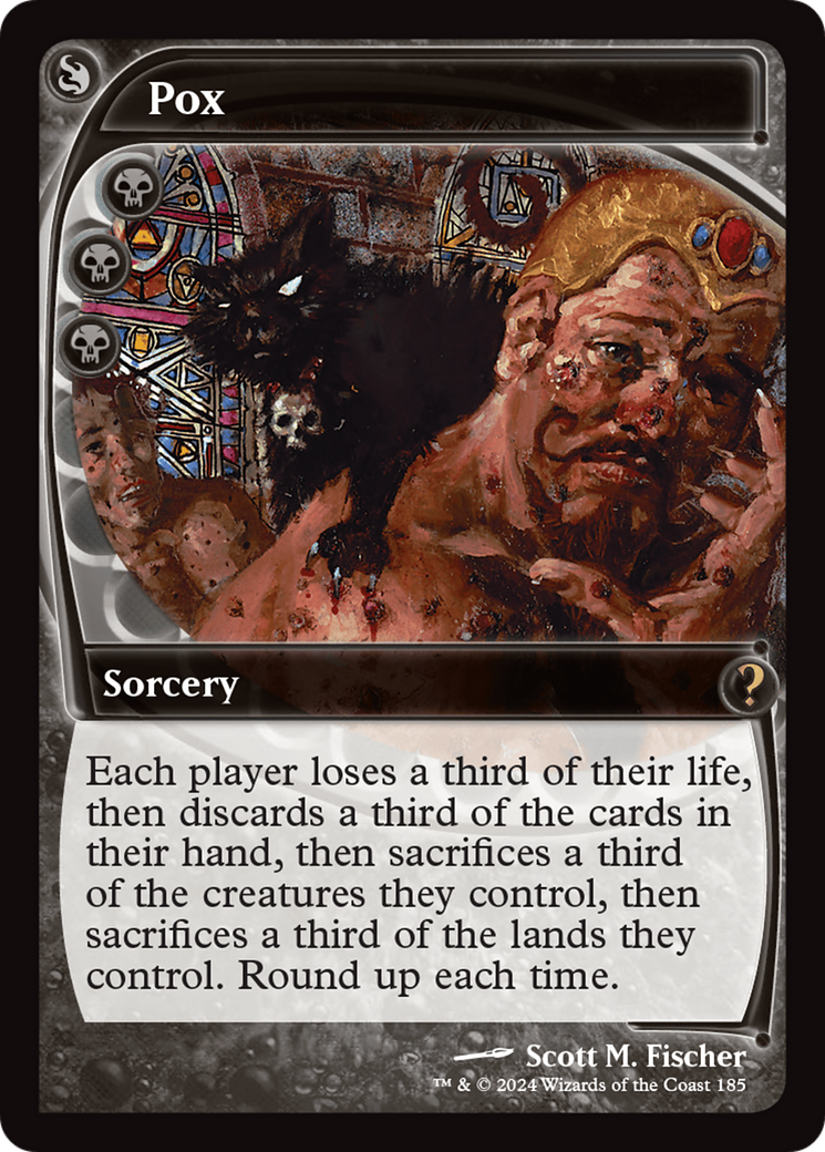 Pox (Future Sight) (185) Foil - Mystery Booster 2