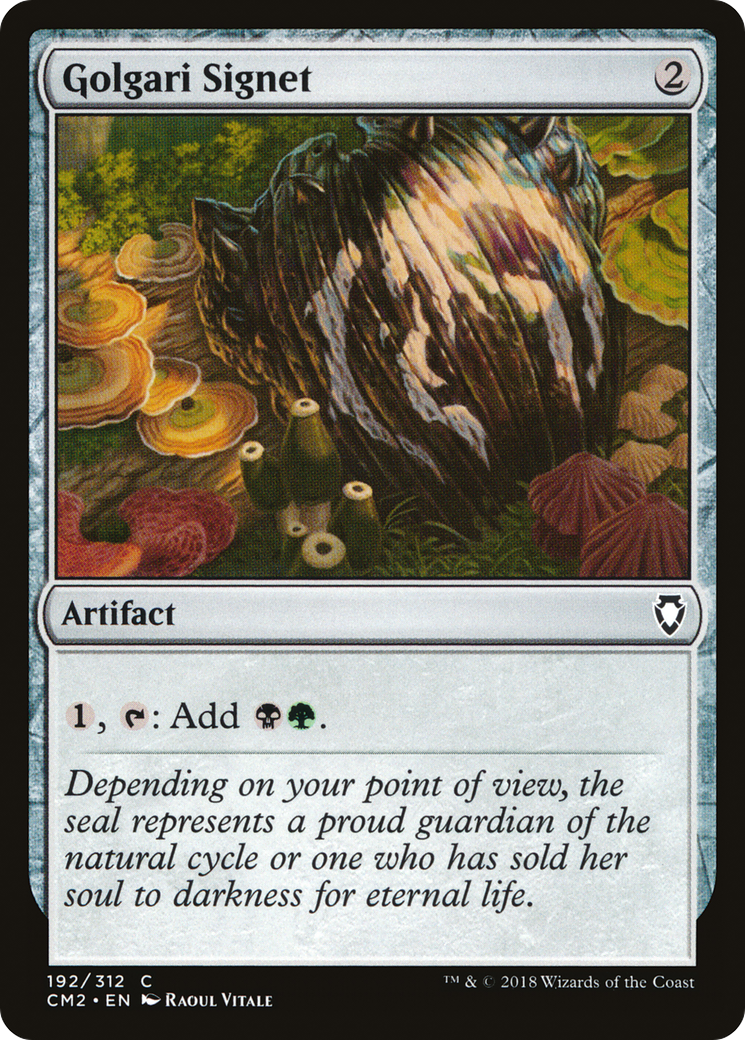 Golgari Signet (192) - Commander Anthology Volume II