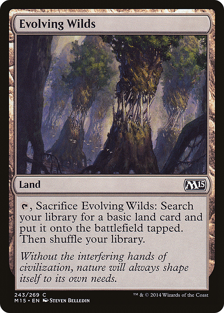 Evolving Wilds (243) Foil - Magic 2015