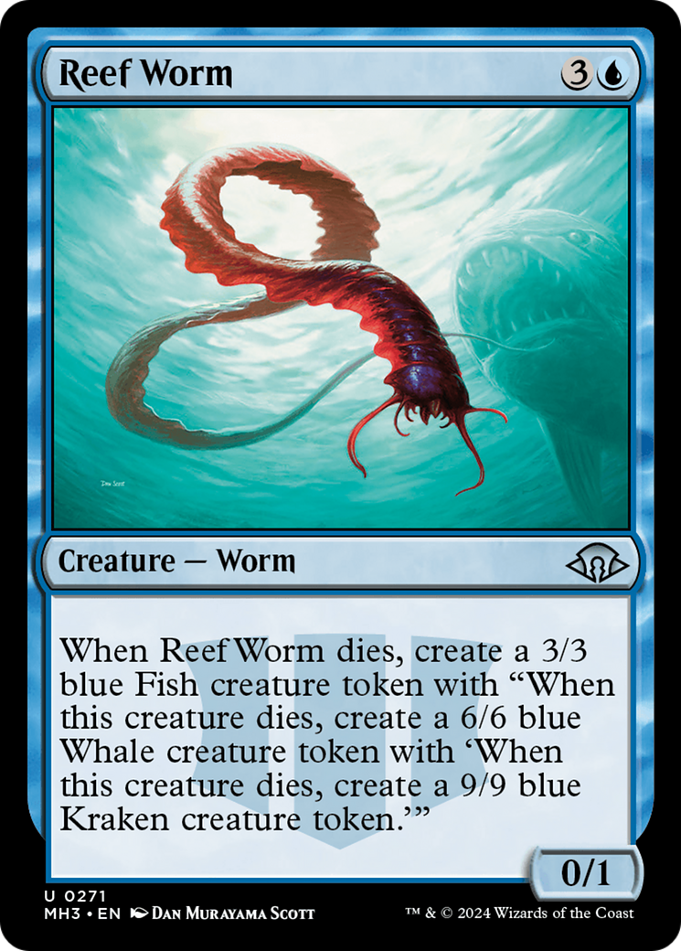 Reef Worm (271) Foil - Modern Horizons 3