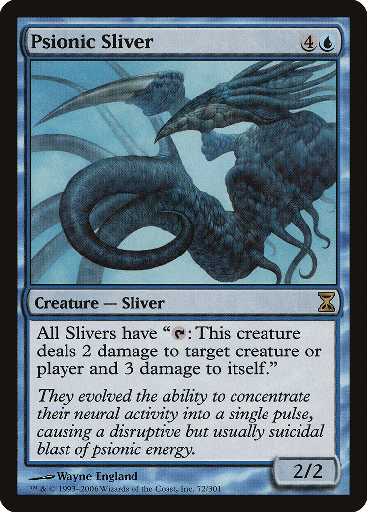 Psionic Sliver (072) Foil - Time Spiral