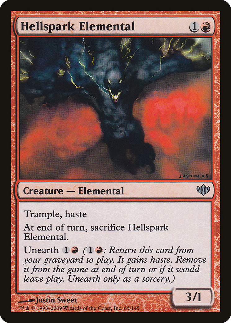 Hellspark Elemental (065) Foil - Conflux