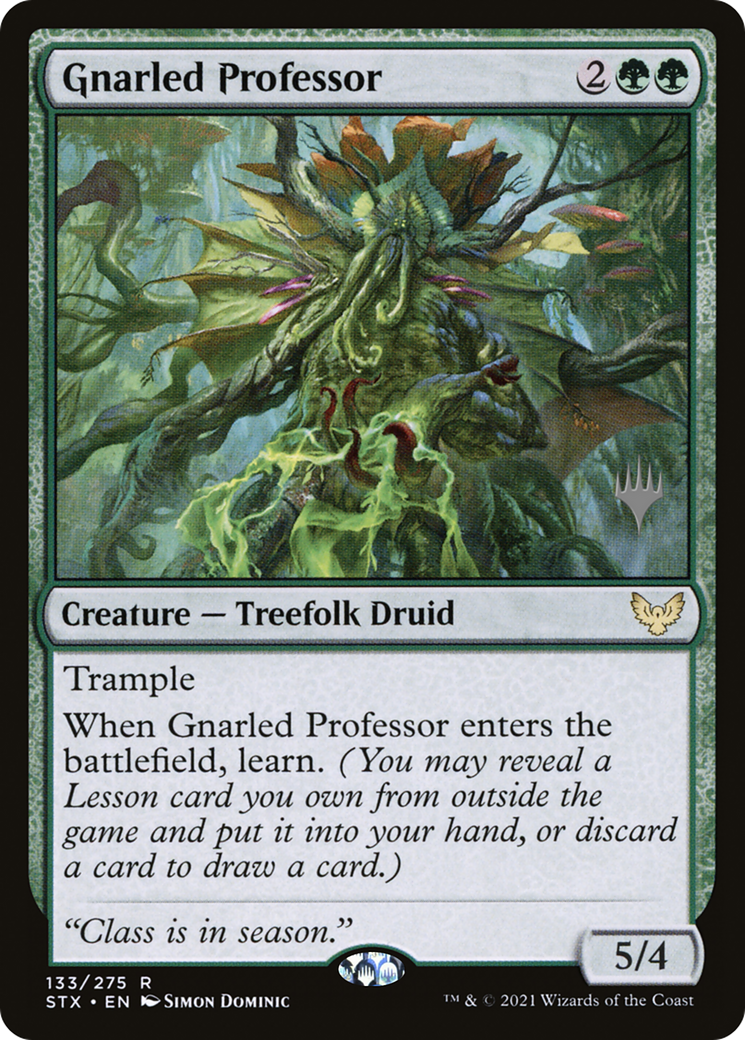 Gnarled Professor (133) Foil - Strixhaven: School of Mages Promos