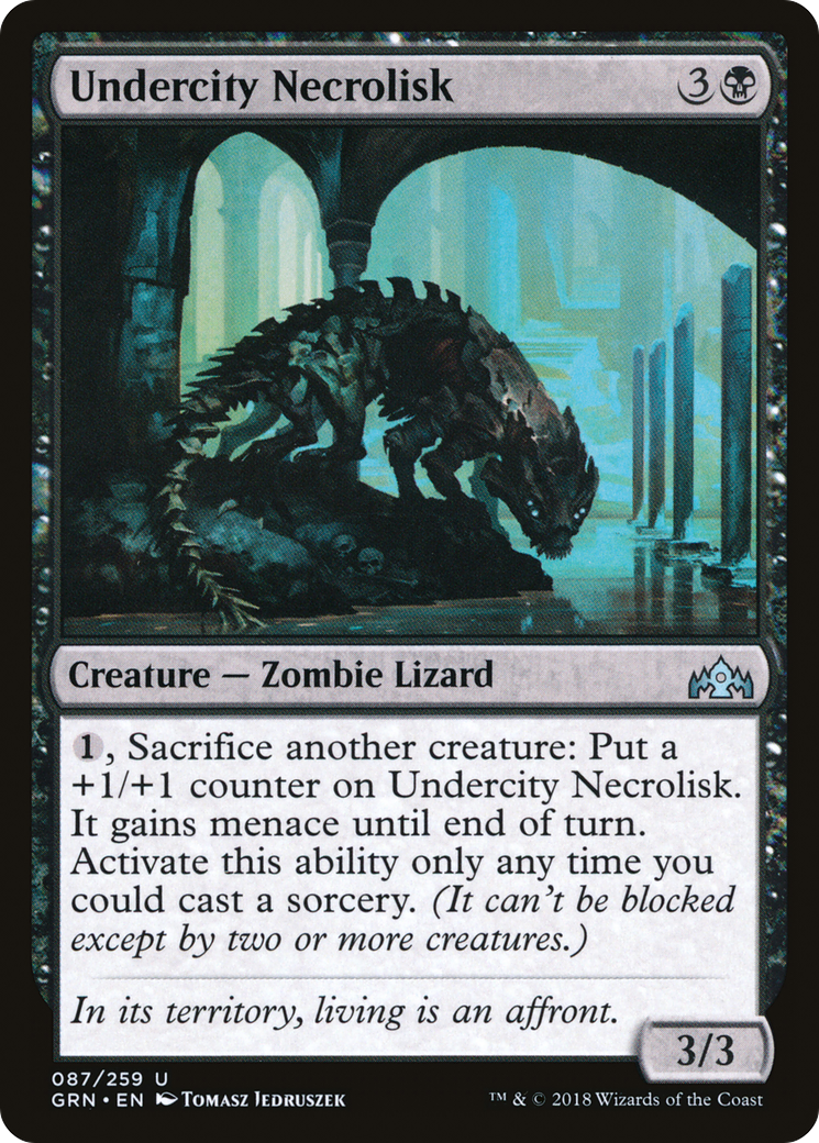 Undercity Necrolisk (087) Foil - Guilds of Ravnica