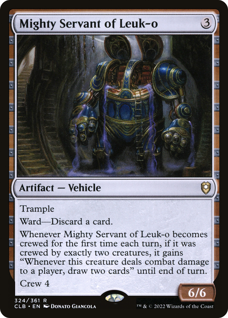 Mighty Servant of Leuk-o (324) Foil - Commander Legends: Battle for Baldur's Gate