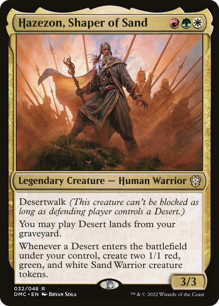 Hazezon, Shaper of Sand (032) - Dominaria United Commander