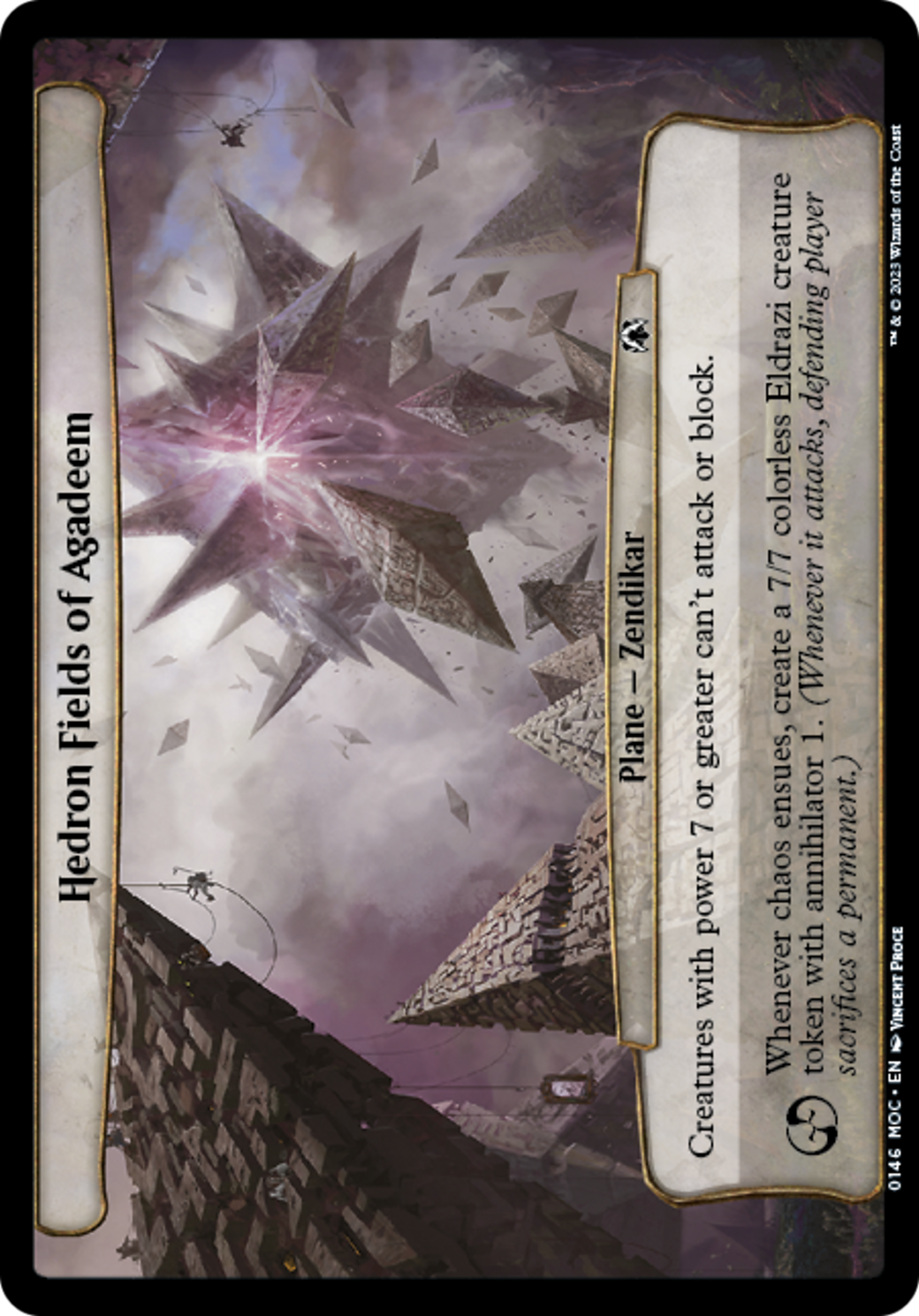 Hedron Fields of Agadeem (146) - March of the Machine Commander