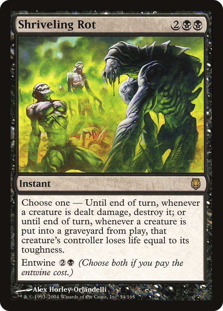 Shriveling Rot (054) Foil - Darksteel