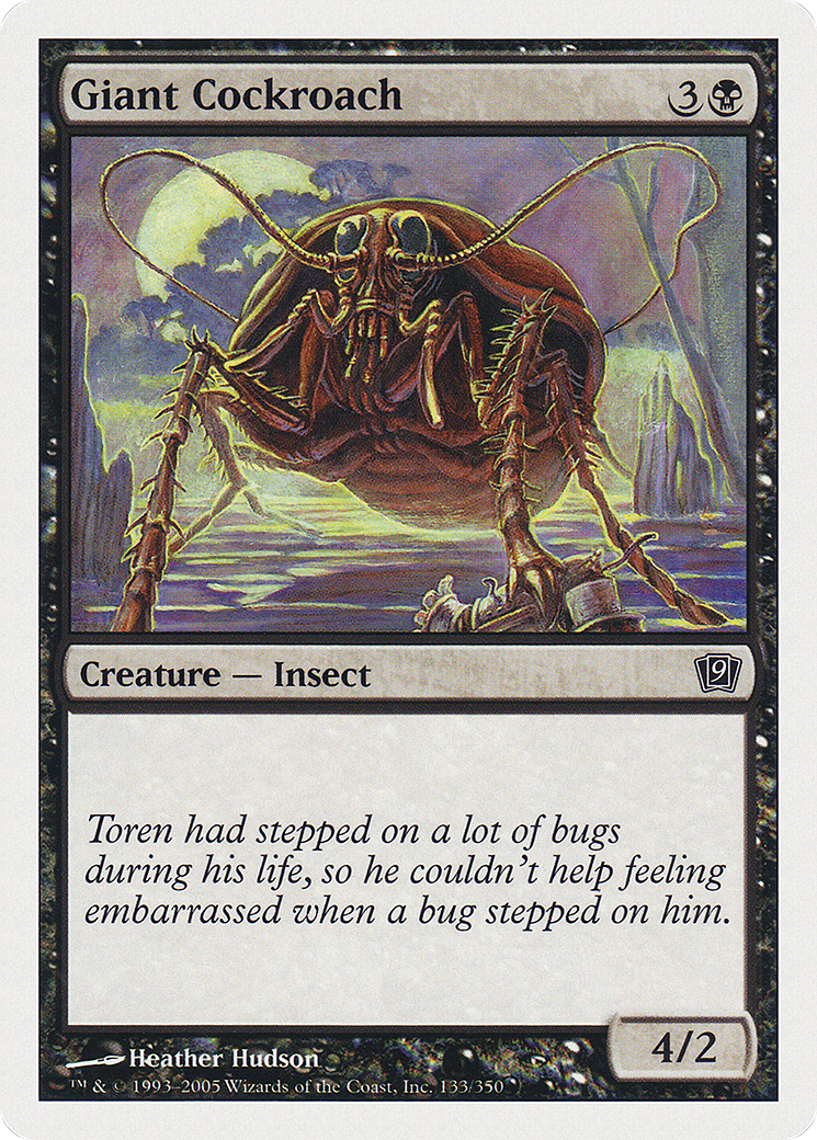 Giant Cockroach (133) - Ninth Edition