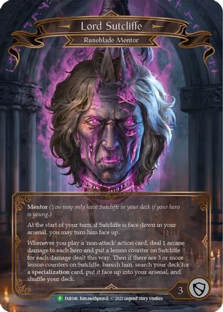 Lord Sutcliffe (FAB046) Rainbow Foil - FaB Promos