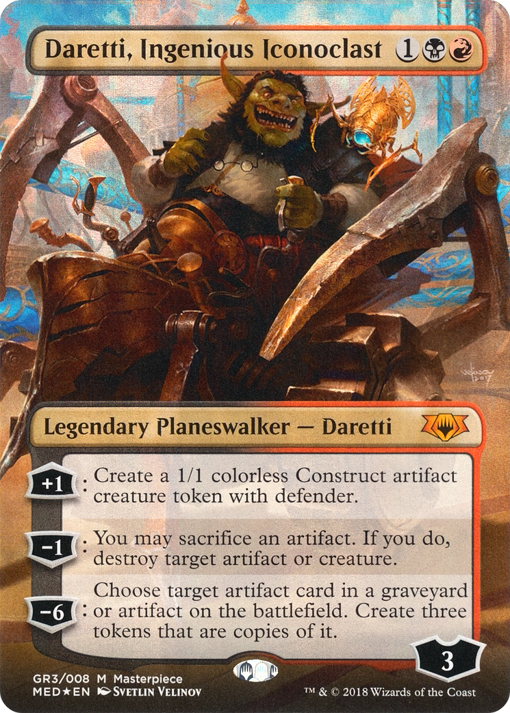 Daretti, Ingenious Iconoclast (GR3) Foil - Mythic Edition
