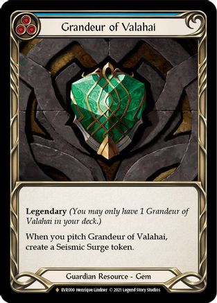 Grandeur of Valahai (EVR000) 1st Edition Cold Foil - Everfest