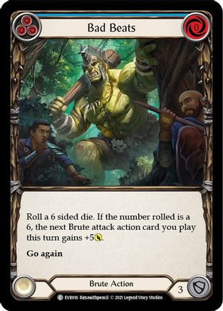 Bad Beats (Blue) (EVR016) 1st Edition - Everfest