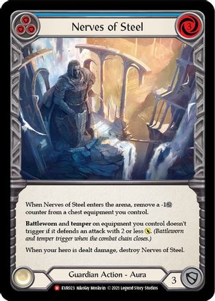 Nerves of Steel (EVR023) (1st Edition) Rainbow Foil - Everfest