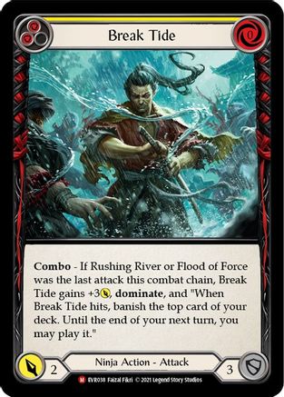 Break Tide (EVR038) (1st Edition) Rainbow Foil - Everfest