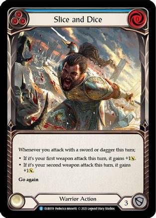 Slice and Dice (Blue) (EVR059) 1st Edition - Everfest