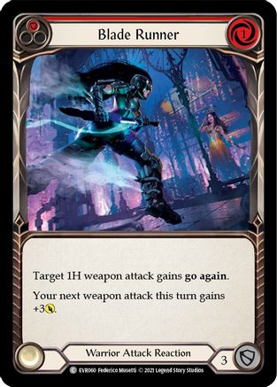 Blade Runner (Red) (EVR060) 1st Edition Rainbow Foil - Everfest