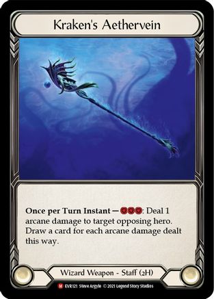Kraken's Aethervein (EVR121) 1st Edition Cold Foil - Everfest