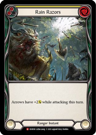 Rain Razors (EVR090) (1st Edition) Rainbow Foil - Everfest