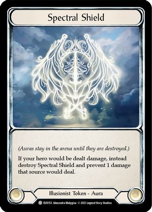 Spectral Shield (EVR153) 1st Edition Rainbow Foil - Everfest