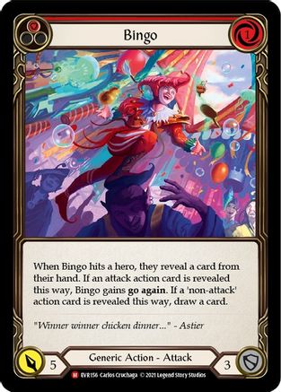 Bingo (EVR156) 1st Edition Rainbow Foil - Everfest