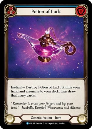 Potion of Luck (EVR187) 1st Edition - Everfest