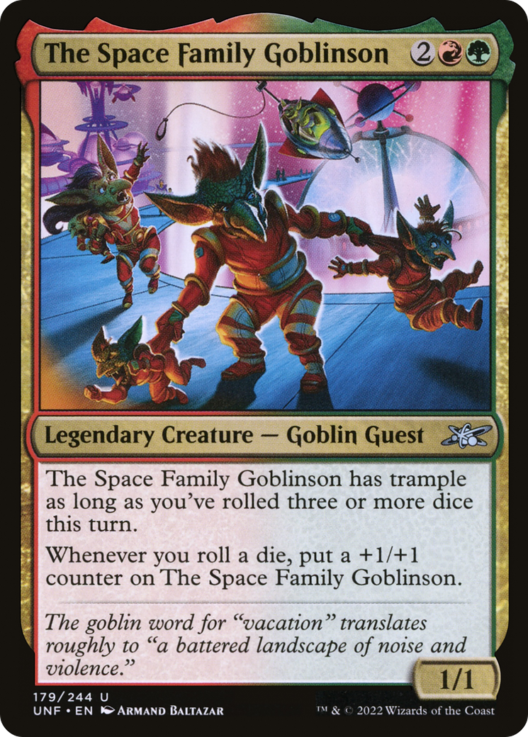 The Space Family Goblinson (179) Foil - Unfinity