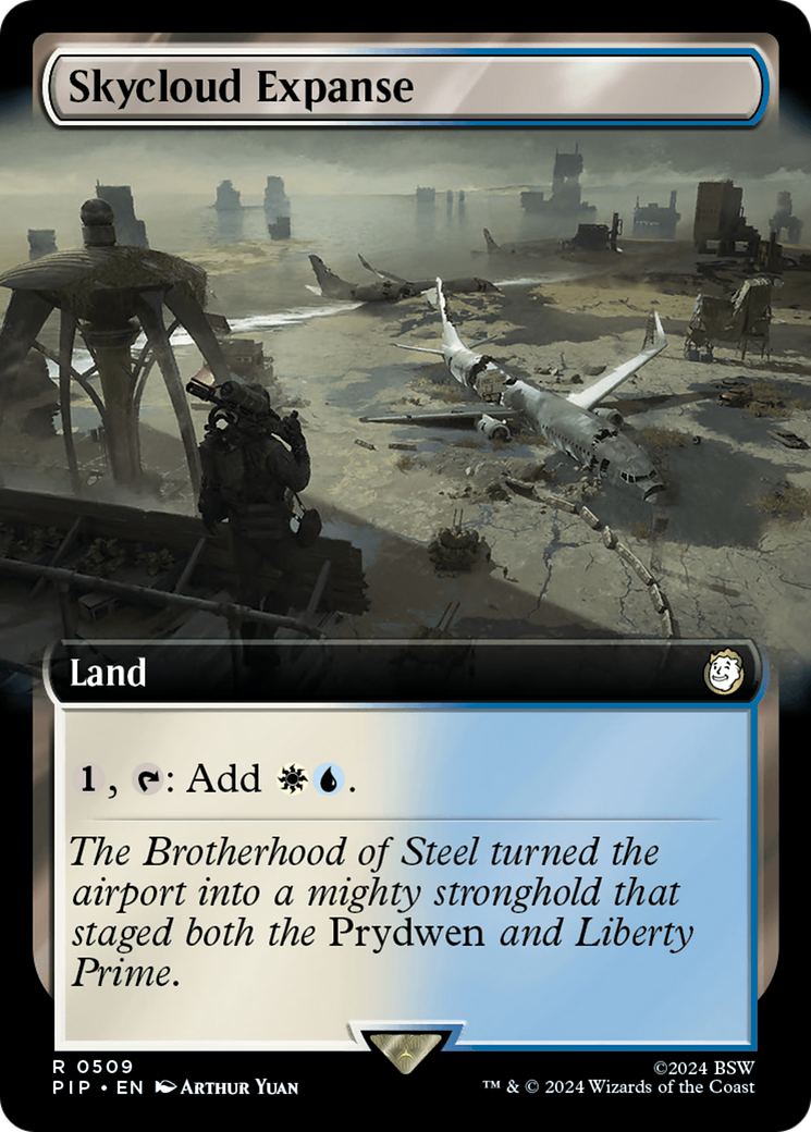 Skycloud Expanse (Extended Art) (509) Foil - Fallout