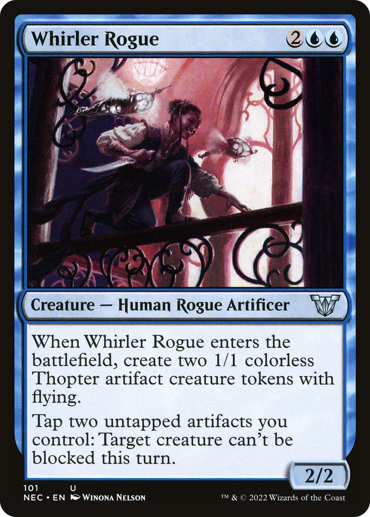Whirler Rogue (101) - Neon Dynasty Commander