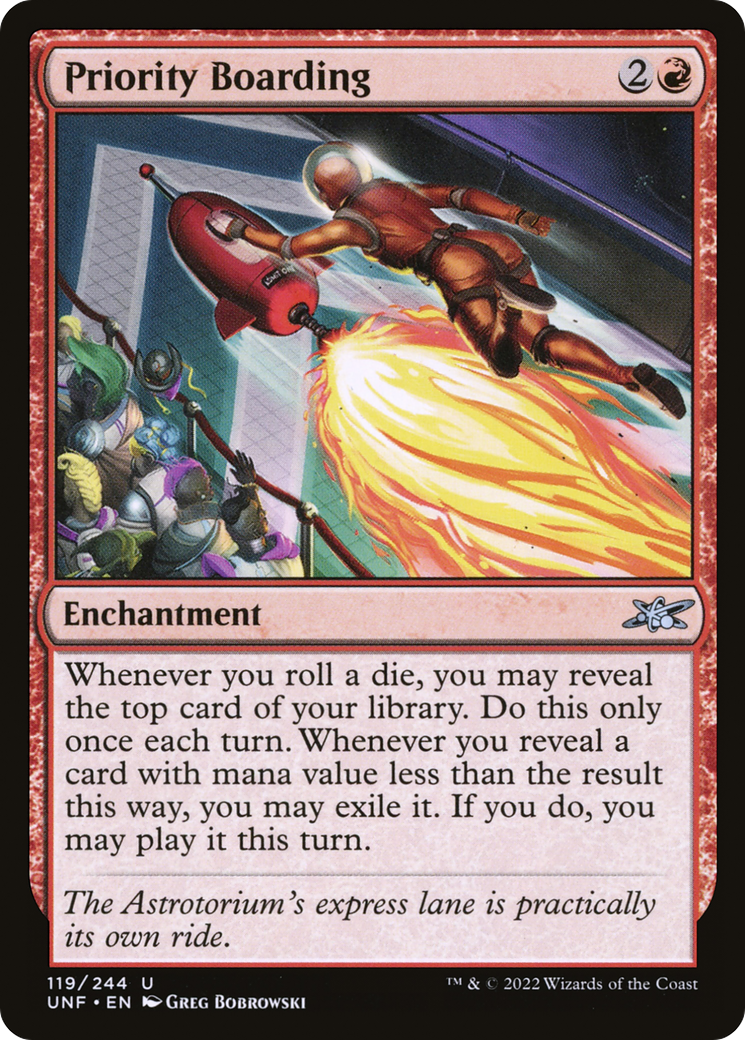 Priority Boarding (119) Foil - Unfinity