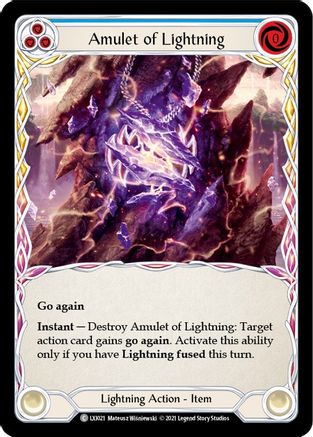 Amulet of Lightning (LXI021) - Blitz Deck: Tales of Aria - Lexi