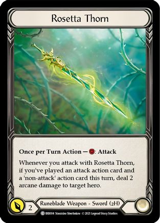 Rosetta Thorn (BRI004) - Blitz Deck: Tales of Aria - Briar