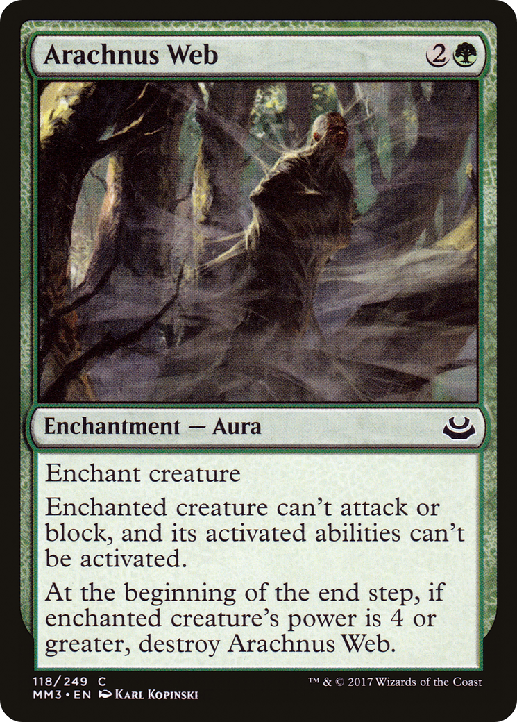 Arachnus Web (118) Foil - Modern Masters 2017