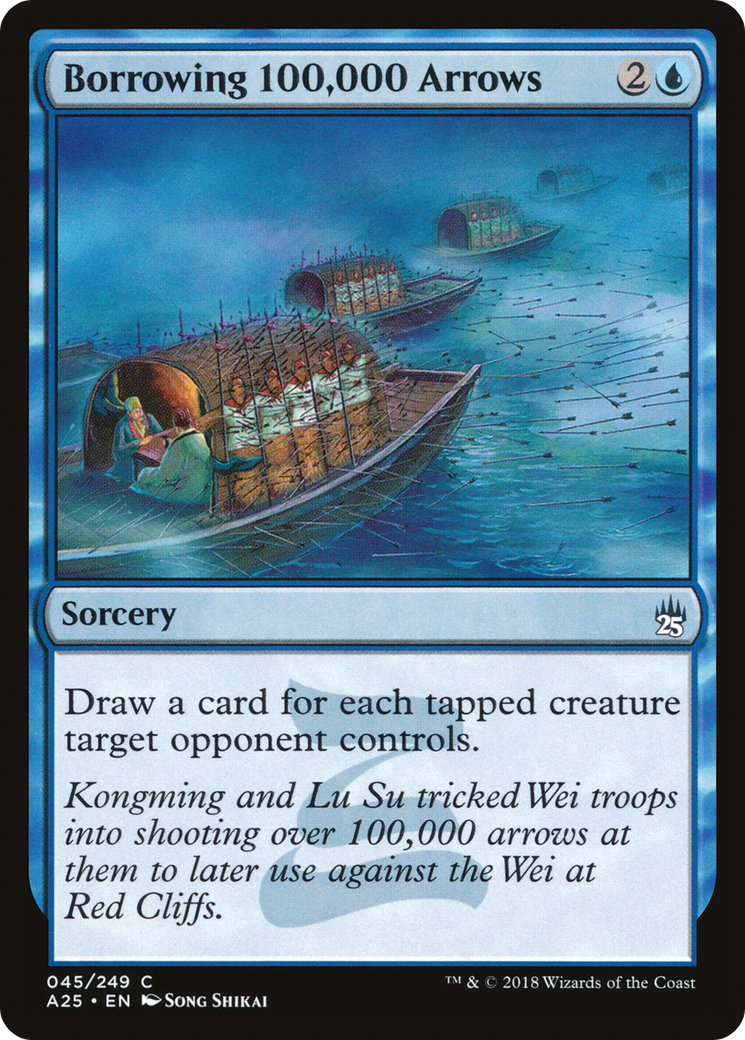Borrowing 100,000 Arrows (045) Foil - Masters 25
