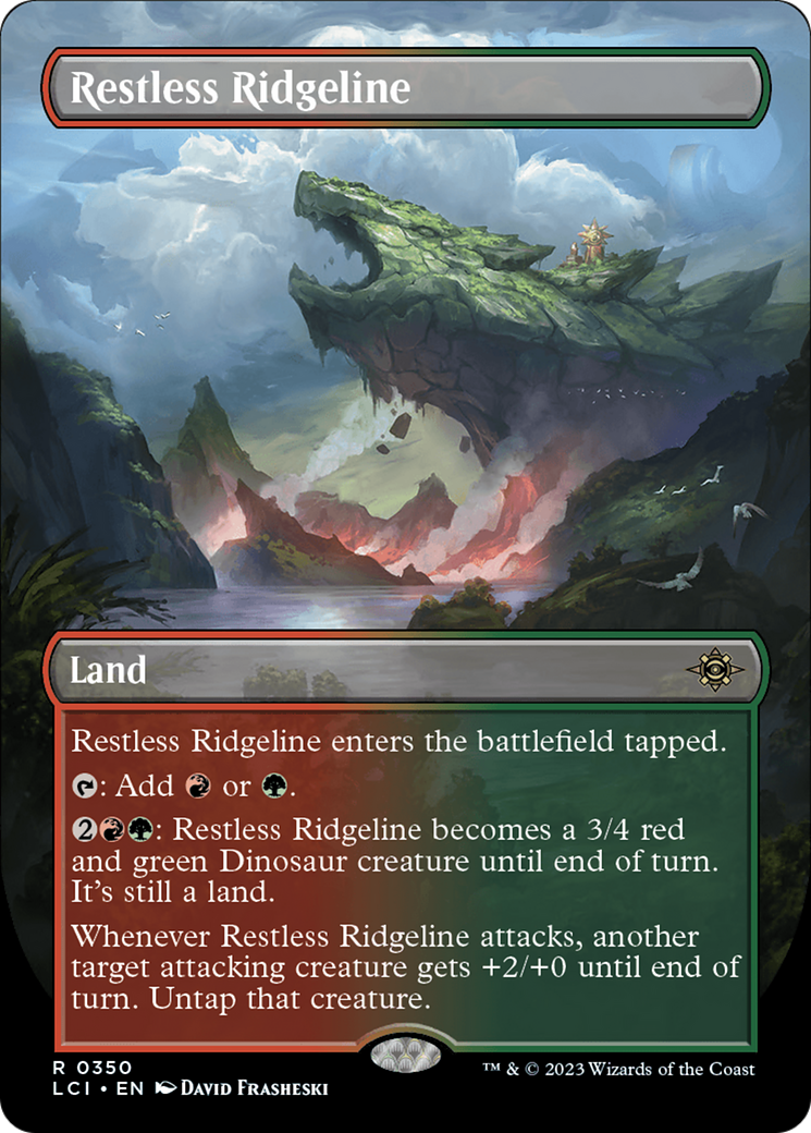Restless Ridgeline (Borderless) (350) - The Lost Caverns of Ixalan