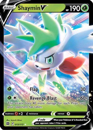 Shaymin V (13) Holofoil - Brilliant Stars