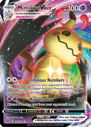 Mimikyu VMAX (69) Holofoil - Brilliant Stars