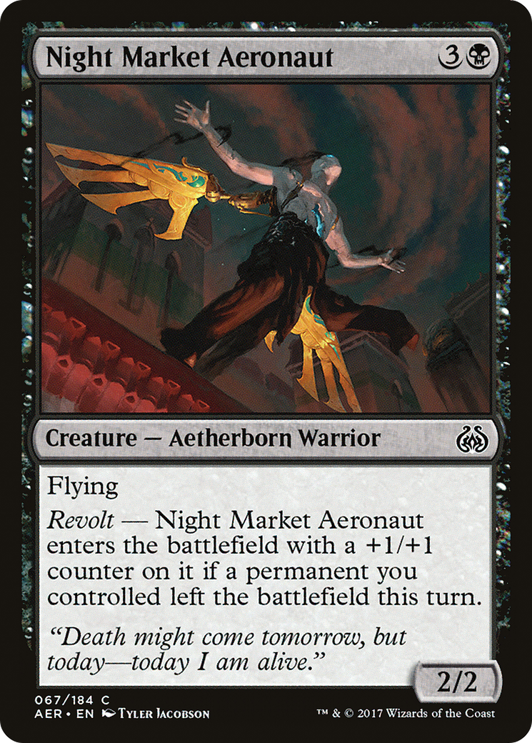 Night Market Aeronaut (067) Foil - Aether Revolt